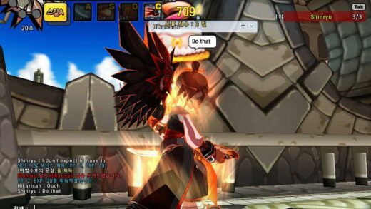 Screen from Elsword Online game